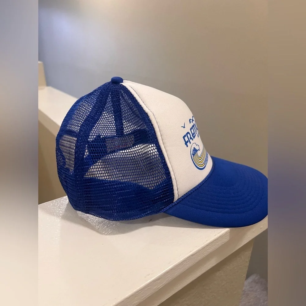 Fremont Blue and White Trucker Hat - Retro inspired
